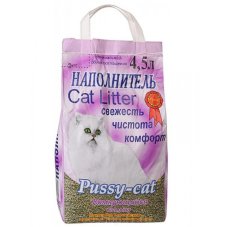 Наполнитель комкующийся 4,5л Пусси-кэт